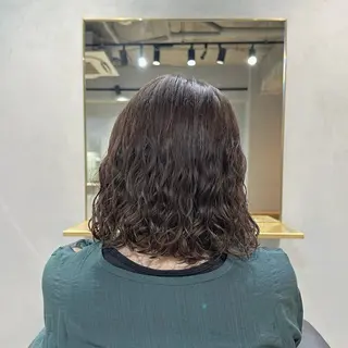 ショート パーマ ウェーブパーマ/ レイヤー/齋藤大貴のヘアスタイル