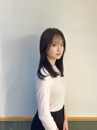 セミロング カラー ヘアアレンジ 【代表】 たき〜のヘアスタイル