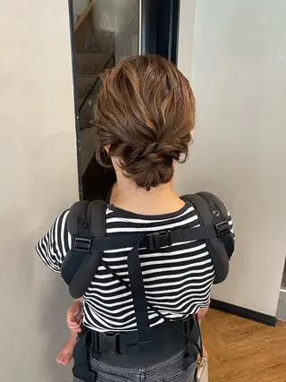 ヘアアレンジ yukiho / 梅田美容室/レイヤーのヘアスタイル