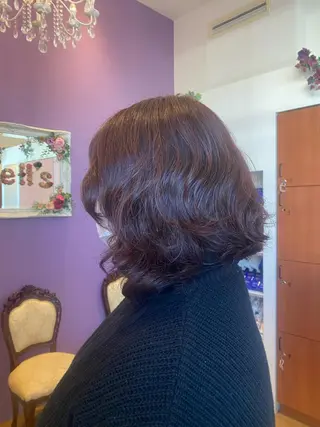 ミディアム あ いのヘアスタイル