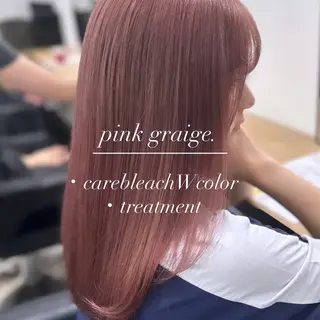 ロング カラー NAMI🤎ブラウン &ミルクティー🤍のヘアスタイル