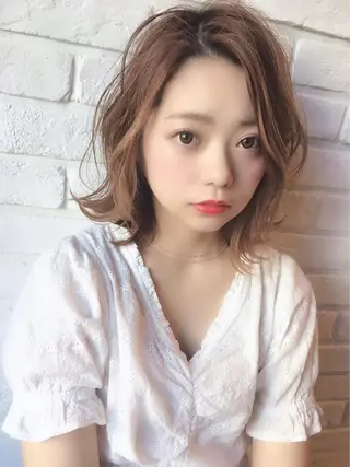 ショート カラー ヘアアレンジ 當間 大知のヘアスタイル