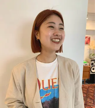 ミディアム カラー 甲斐 千尋のヘアスタイル