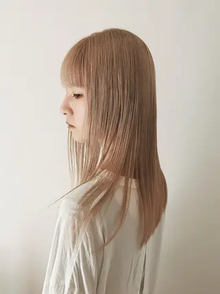 カラー 前野 日奈のヘアスタイル
