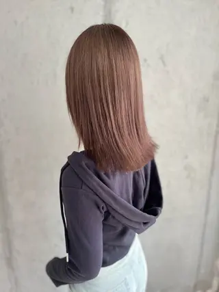 ミディアム カラー Mariana雛/ 西大分/ハイライトのヘアスタイル