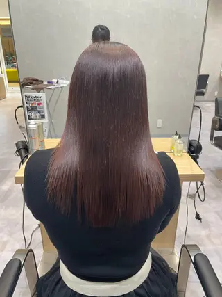 ロング パーマ 中国人美容師／透明感 縮毛矯正/ジャックのヘアスタイル