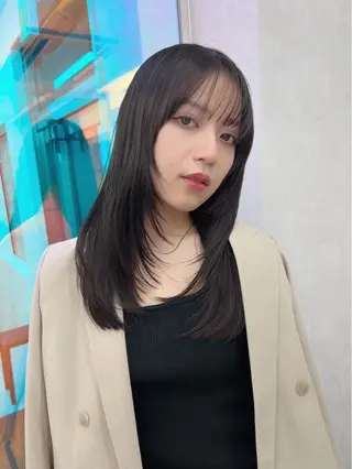 カラー 池澤 佑花のヘアスタイル