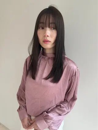セミロング JUNTA 梅田茶屋町のヘアスタイル