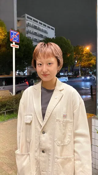 ショート マツザキ マナトのヘアスタイル