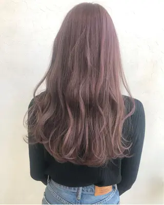 ロング カラー nakahara madokaのヘアスタイル