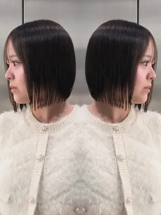 ショート ill 天神大名所属・YOKUTO 透明感カラーボブ特化のヘアスタイル