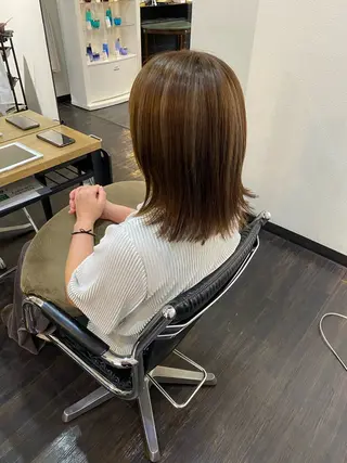 ミディアム カラー フォーリア(Foglia)所属・foglia 坪来　祥汰のヘアスタイル