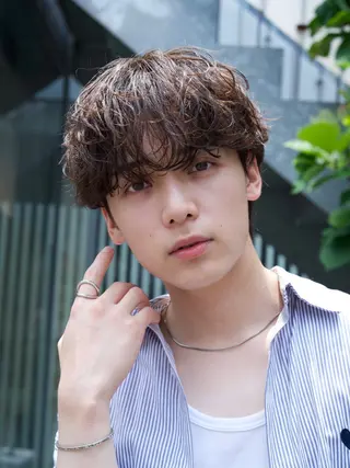 パーマ 八十川 佑斗のヘアスタイル