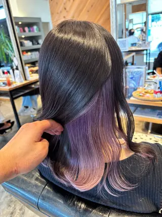 カラー ✨ブリーチなしwカラ ー✨豊田拓真のヘアスタイル