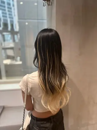ロング 👑ハイトーン👑プ ルエクステ👑だいとのヘアスタイル