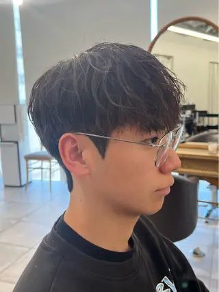 ショート パーマ メンズ 🏆メンズヘア特化 🥇代表りんぺーのヘアスタイル