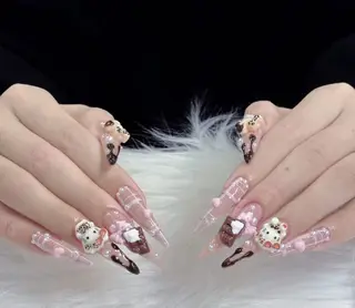 ネイル Sara/3Dチップ 長さたし専門店のネイルデザイン