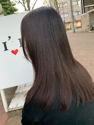 ロング パーマ アブアイ所属・艶髪・酸性ストレート フリツのヘアスタイル