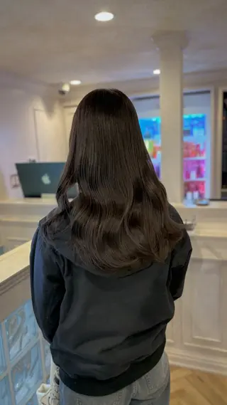 ロング カラー グレージュ|くすみ× 透明感|kazutoのヘアスタイル