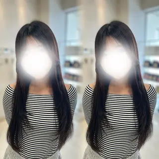 ロング ベージュ/艶髪/ レイヤー／ゆいなのヘアスタイル