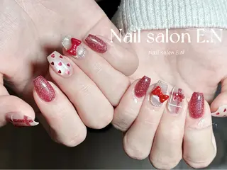 ネイル E.N🦋 長さ出し/持ち込みのネイルデザイン