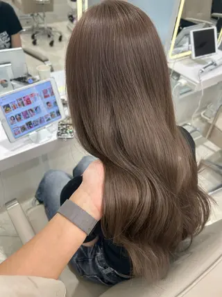 ロング カラー IVE所属・ダブルカラー髪質改善 /原島のヘアスタイル