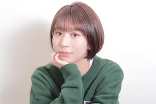 ショート jjeno所属・kaN./ボブ /髪質改善ストレートのヘアスタイル