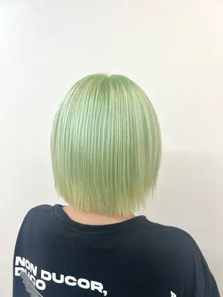 ミディアム カラー ブリーチカラー🦋‪ 田中さくらのヘアスタイル