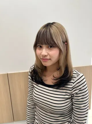 ロング カラー ダブルカラー /透明感カラーRioのヘアスタイル