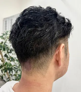 ショート パーマ メンズ 💝似合わせカット& カラーＵｒｕｎａ💝のヘアスタイル