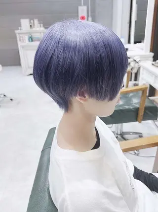 ショート カラー ヘアアレンジ メンズ 𝐑𝐈𝐍𝐊𝐀 🐣🩷のヘアスタイル