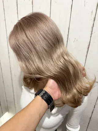 ミディアム カラー ヘアアレンジ RecheRche【池袋】所属・👑指名率No.1 👑坂口飛翔のヘアスタイル