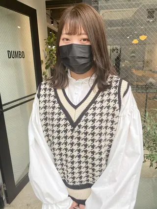 セミロング カラー パーマ ヘアアレンジ メンズ パーマスタイル🔅 sayacaのヘアスタイル