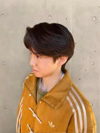 パーマ メンズ 角南 莉朱のヘアスタイル