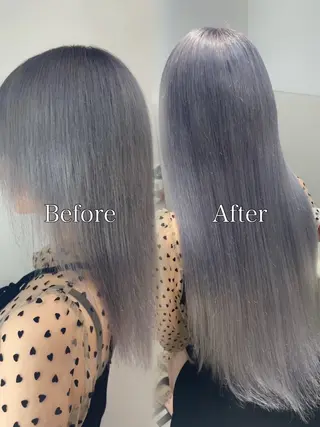 ロング カラー MEI💫銀座 エクステ/艶カラーのヘアスタイル