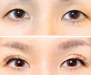 マツエク・マツパ PRIMO🐈🌱 マツパ/黒ティントのマツエク・マツパデザイン