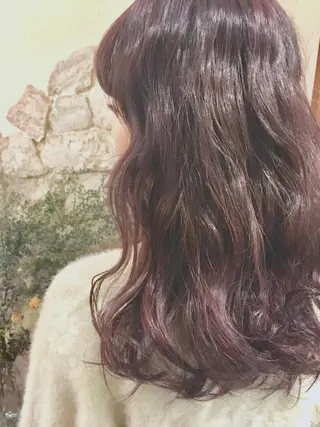 セミロング カラー EMANON天神所属・Hitomi Ezakiのヘアスタイル