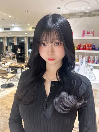 ロング ヘアアレンジ ヘアアレンジ /カラー和田茉日琉のヘアスタイル