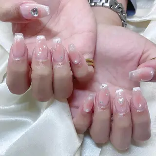 ネイル misaki 🩰‎🤍🎀のネイルデザイン