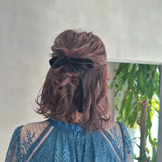 ミディアム ヘアアレンジ octo所属・梅澤 杏菜のヘアスタイル