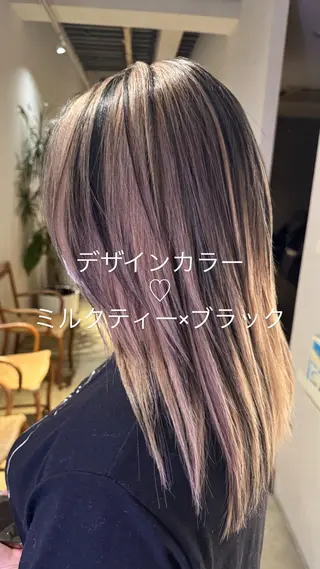 カラー 横松 ゆかりのヘアスタイル
