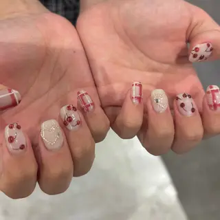 ネイル YURIN 𓈒ㅤׂ 𝜗𝜚のネイルデザイン