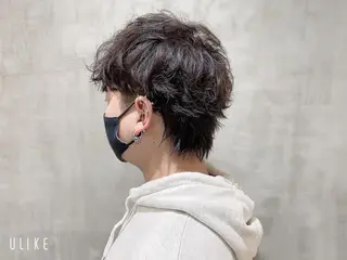 ショート パーマ メンズ ill副店長 立和田純也のヘアスタイル