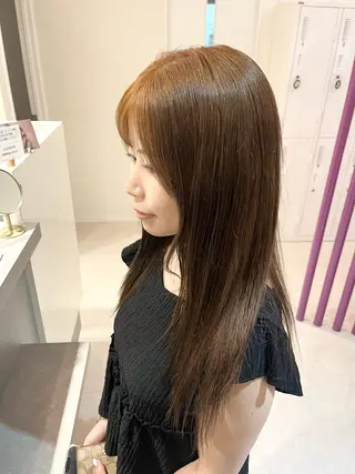 ロング カラー Linda所属・MAO カラーモデル募集中のヘアスタイル