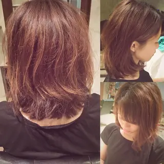 ミディアム 松村 崇弘のヘアスタイル