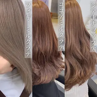 ロング 🥞ベージュ系カラー 【すずきりほ】🥞のヘアスタイル