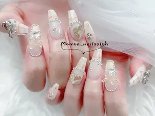 ネイル MoMoA Nail ネイル長さ出し専門店のネイルデザイン