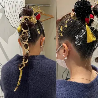 ロング ヘアアレンジ stylist ◎RUKI.のヘアスタイル