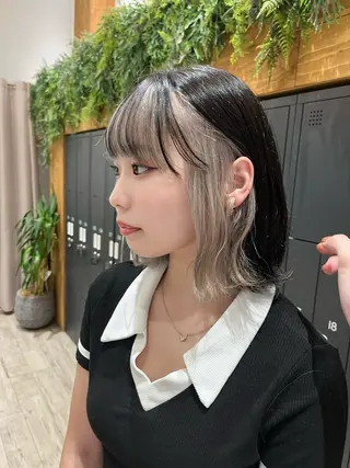 ミディアム カラー ショート専門/豊中駅 /view/のヘアスタイル