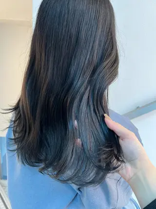 ロング カラー 【韓国ヘア・ネイル】 HINATA🍒のネイルデザイン